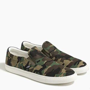 J.Crew Men's Canvas Slip-on Sneakers